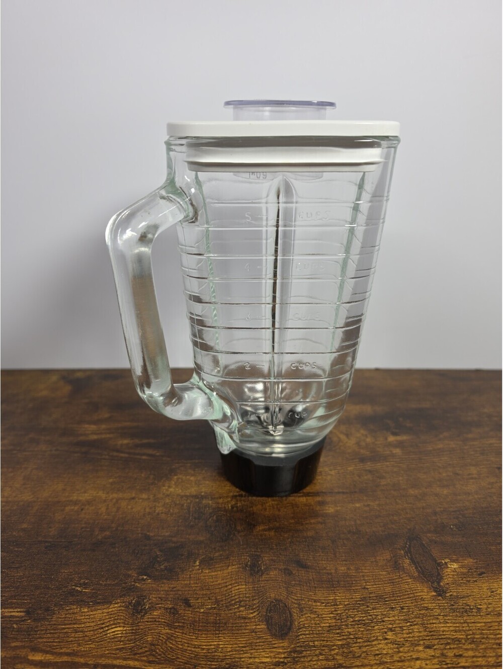 Vintage Oster Regency Kitchen Center Blender Jar Glass Pitcher w Lid 5 Cup